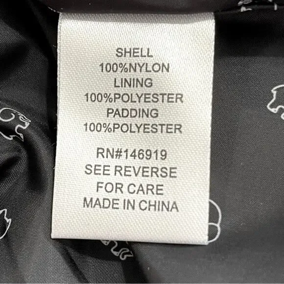 Ivory Ella Quilted Puffer Vest Navy Blue Lightweight Elephant - Small - Picture 7 of 9